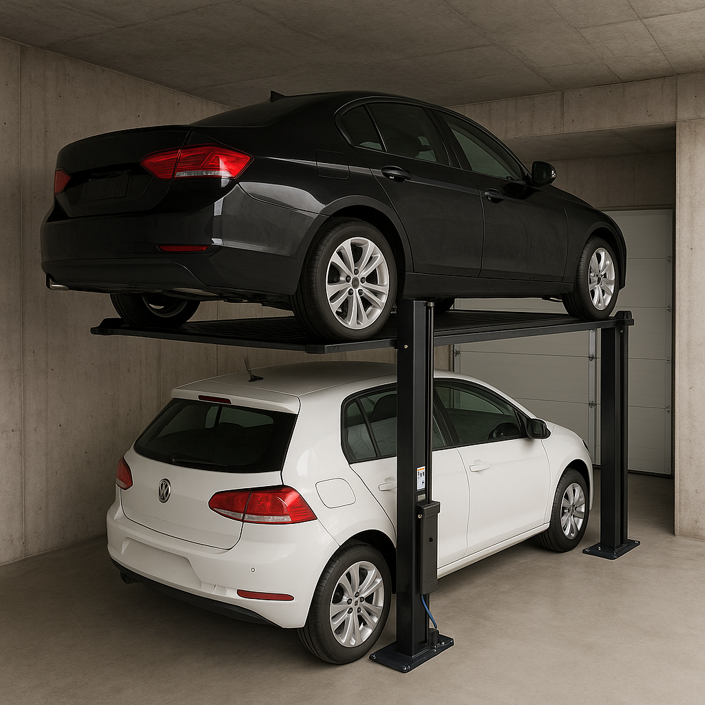 elevador para autos en espacios reducidos