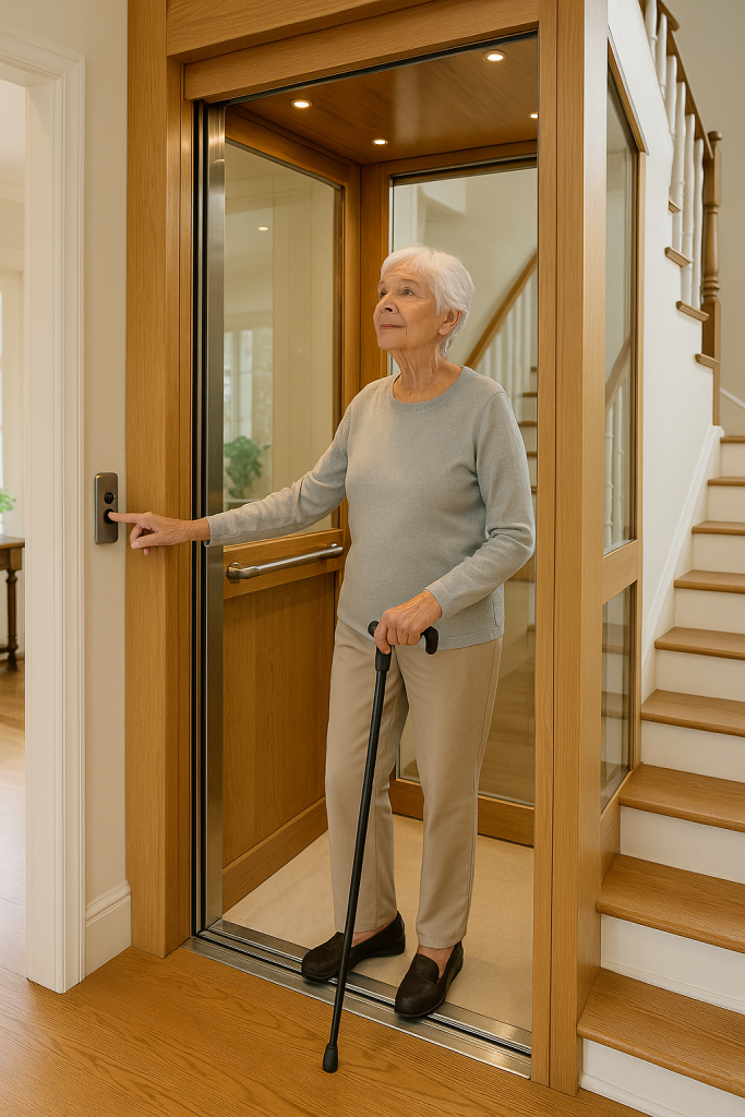 ascensor residencial para adultos mayores