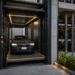 elevador para autos en México optimizando espacio en estacionamiento moderno vertical