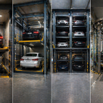 comparativa elevadores para autos en México en estacionamiento moderno con sistema vertical automatizado
