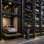 sistemas de estacionamiento vertical en México con elevadores para autos en estructura moderna eficiente