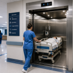Mejor elevador comercial para hospitales en México en clínica moderna