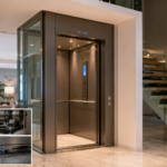Elevadores residenciales silenciosos en México con motor aislado, puertas ajustadas y estructura antivibración.